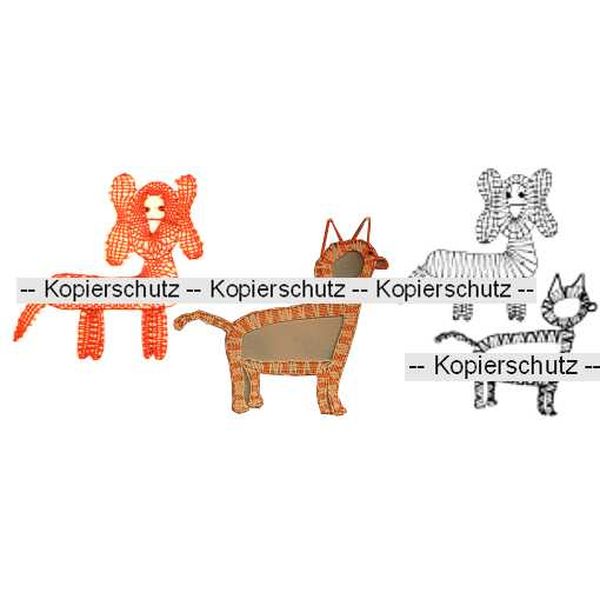Klöppelbrief Hund & Katze