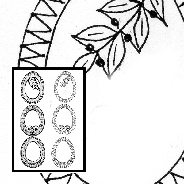 Klöppelbrief Osterschmuck