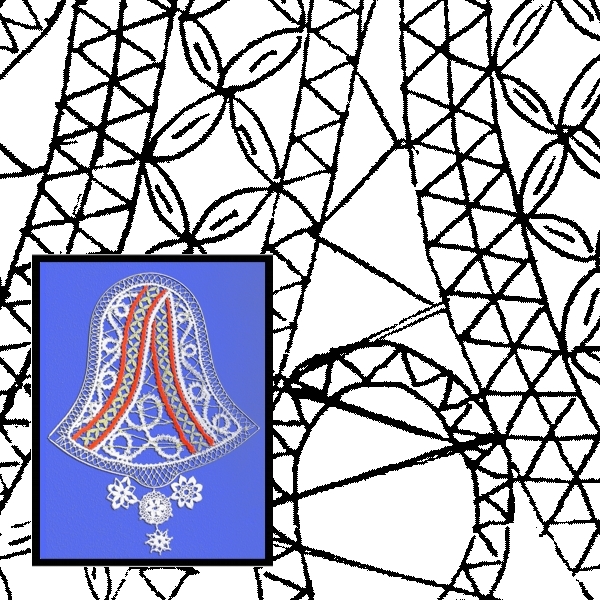 Klöppelbrief Glocke (Gr. 5)