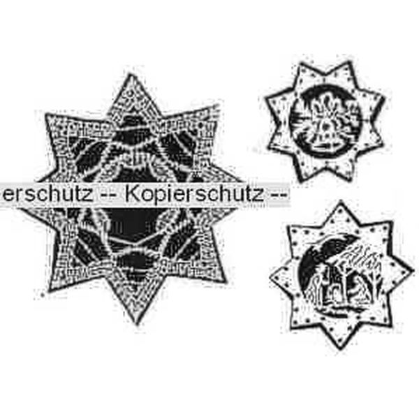 Klöppelbrief Stern (Gr. 6)