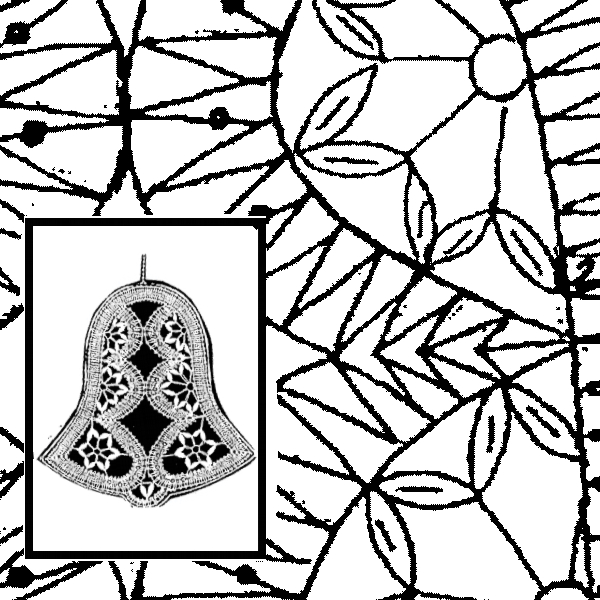 Klöppelbrief Glocke (Gr. 5)