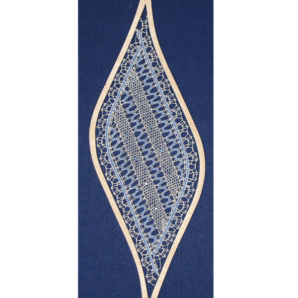 Klöppelbrief Raute groß 4