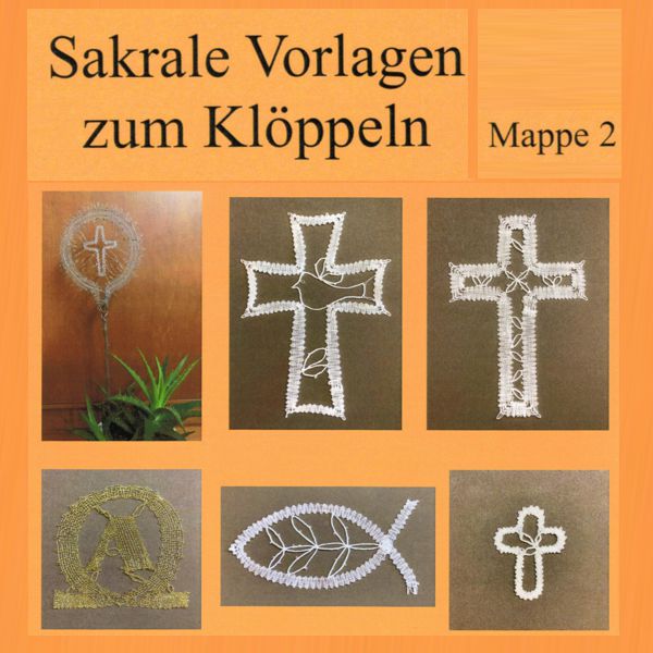 Sakrale Vorlagen zum Klöppeln - Mappe 2