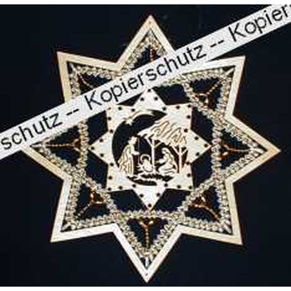 Klöppelbrief Stern (Gr. 6)