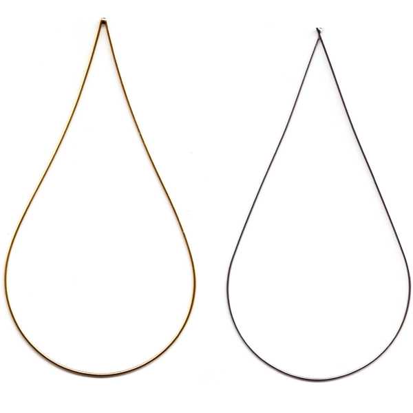 Metallrahmen Tropfen, klein