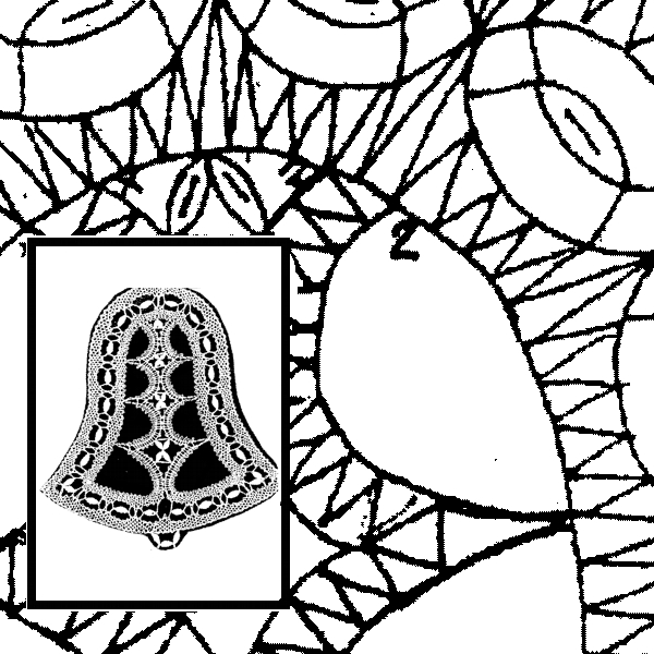 Klöppelbrief Glocke (Gr. 5)