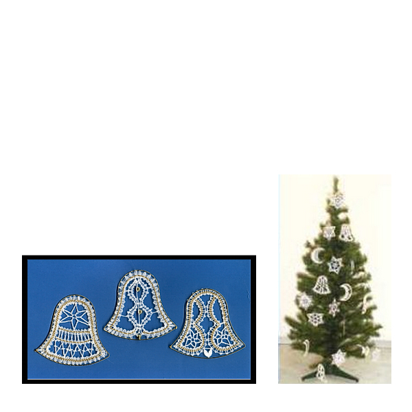 Klöppelbrief 3 kleine Glocken (Gr. 1)