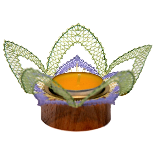 Klöppelbrief Blüte