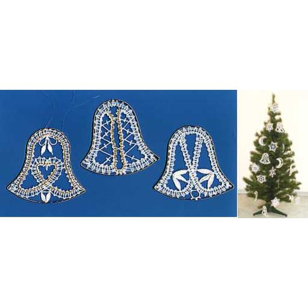 Klöppelbrief 3 kleine Glocken (Gr. 1)