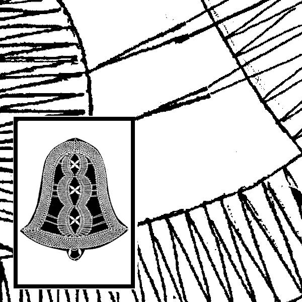 Klöppelbrief Glocke (Gr. 5)