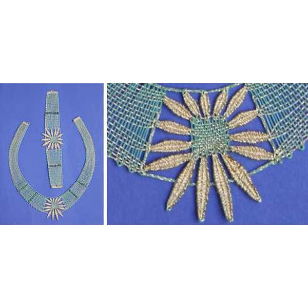 Klöppelbriefe Halsschmuck