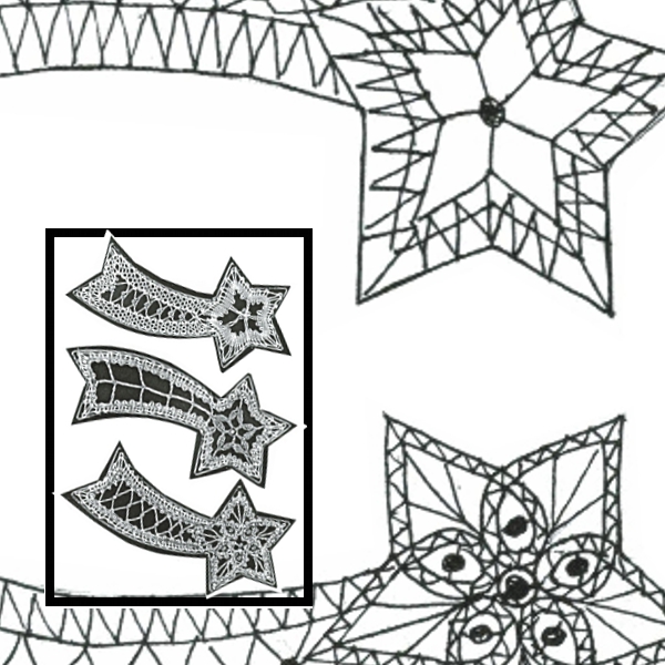 Klöppelbrief Mini-Kometen