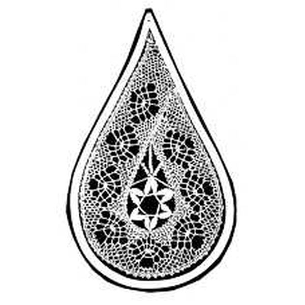 Klöppelbrief Tropfen groß