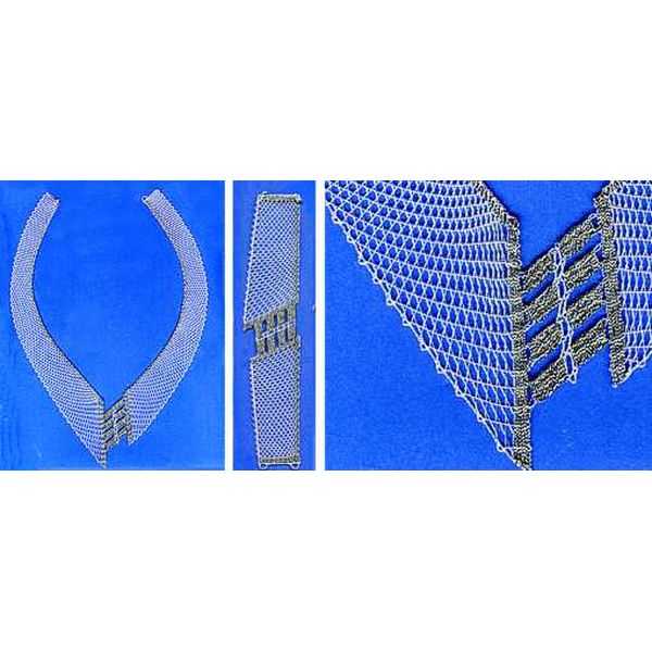 Klöppelbriefe Halsschmuck