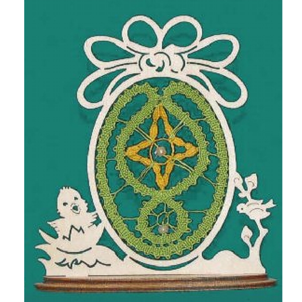 Holzrahmen Ei Aufsteller