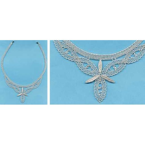 Klöppelbriefe Halsschmuck