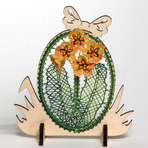 Klöppelbrief Himmelsschlüsselchen