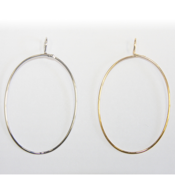 Schmuckanhänger oval