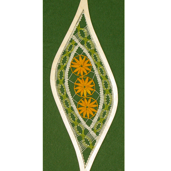 Klöppelbrief Raute groß 3