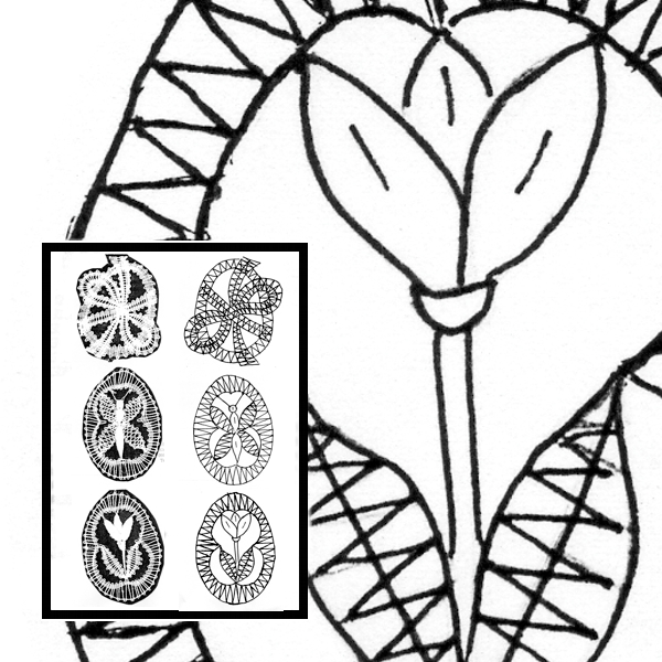 Klöppelbrief Osterschmuck