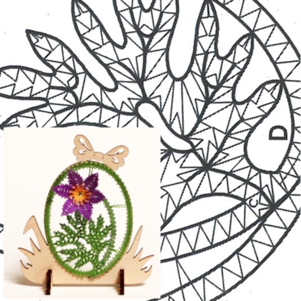 Klöppelbrief Kuhschelle