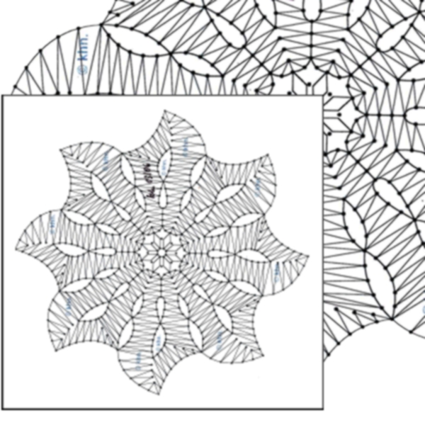Klöppelbrief Kreis 2