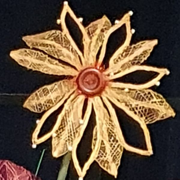 Klöppelbrief Fantasieblume