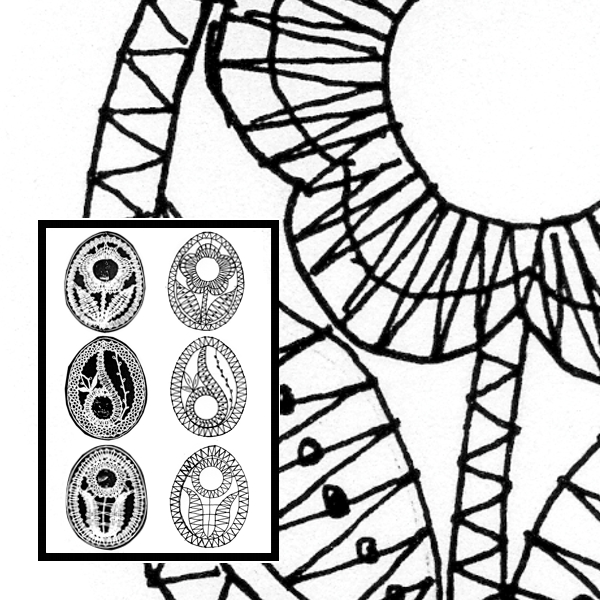 Klöppelbrief Osterschmuck