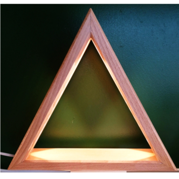 Dreieck mit LED-Beleuchtung 30cm