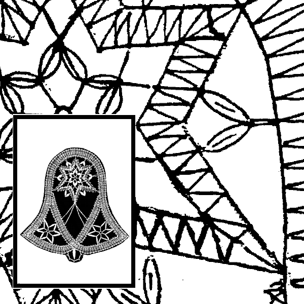 Klöppelbrief Glocke (Gr. 5)