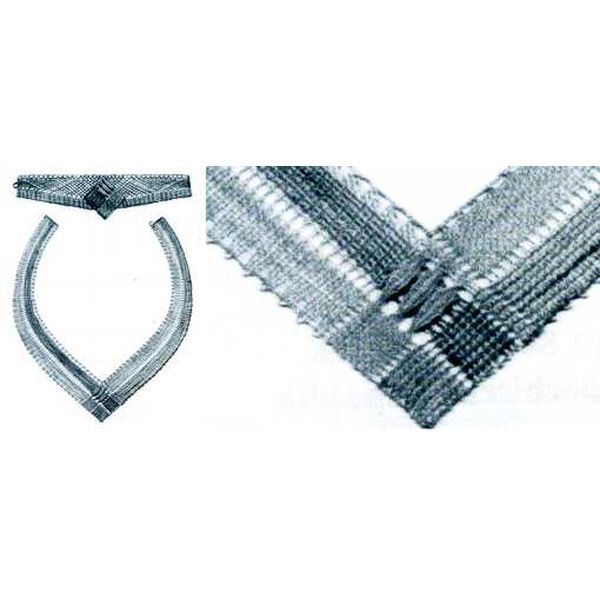 Klöppelbriefe Halsschmuck