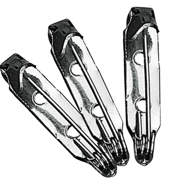 Broschennadeln, silberfarbig