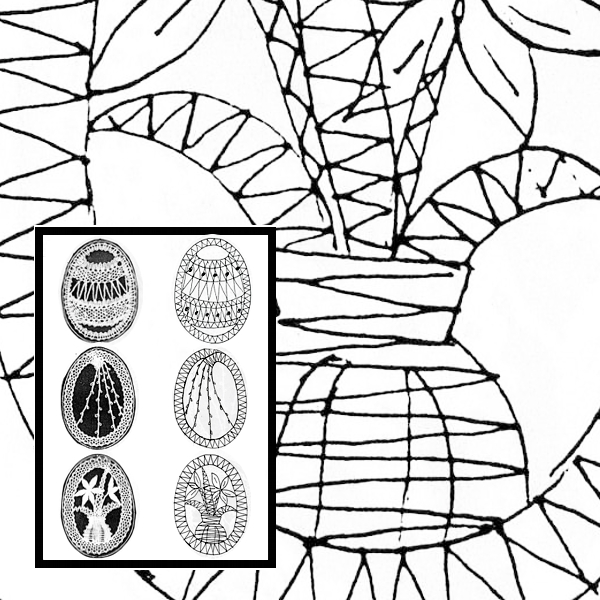 Klöppelbrief Osterschmuck