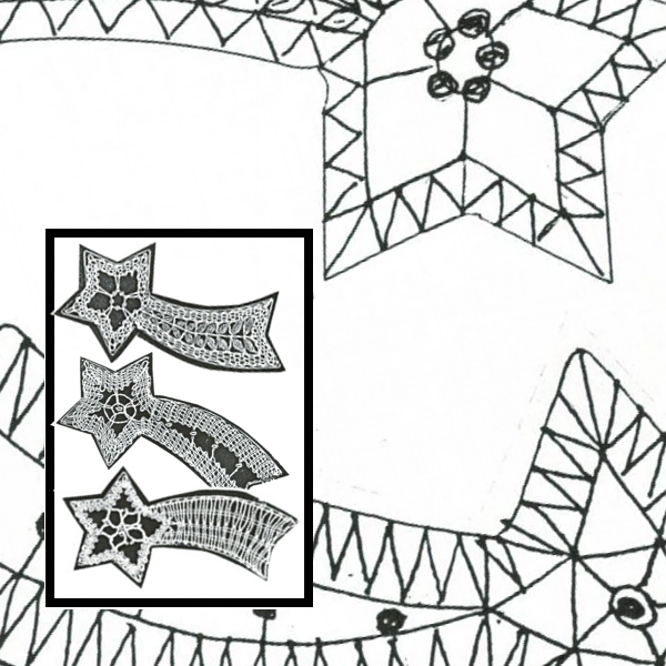 Klöppelbrief Mini-Kometen