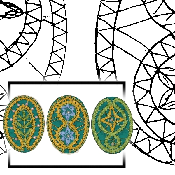Klöppelbrief Ostereier