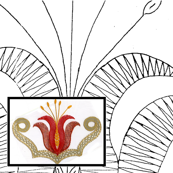 Klöppelbriefe Schmuckelemente 4