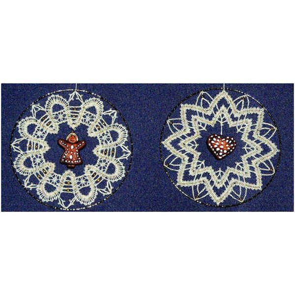 Klöppelbrief Baumbehang (Ø: 9,7 cm)