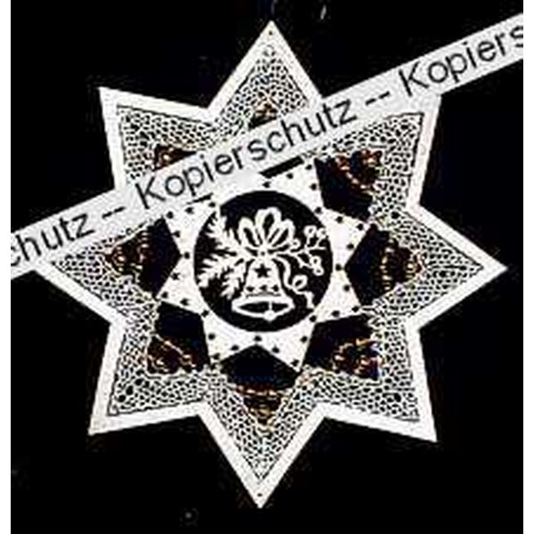 Klöppelbrief Stern (Gr. 6)