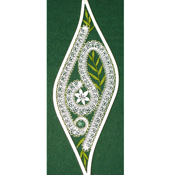 Klöppelbrief Raute groß 1