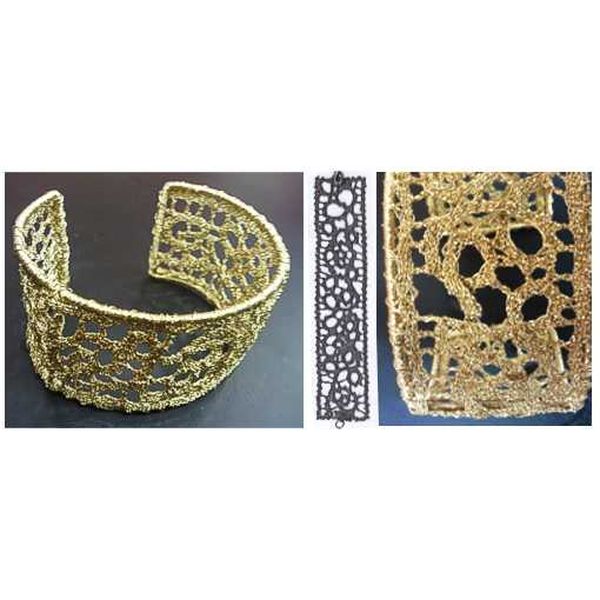 Klöppelbriefe Armreif