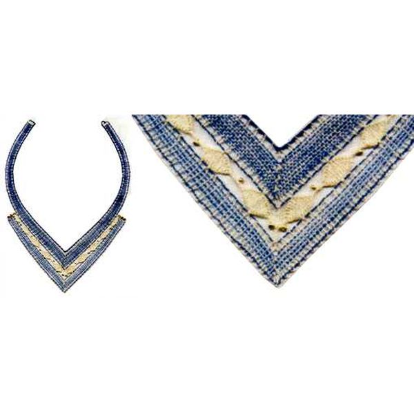 Klöppelbriefe Halsschmuck