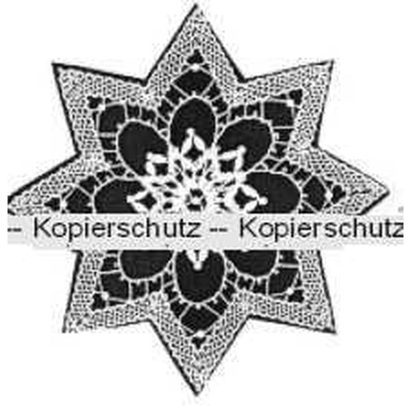 Klöppelbrief Stern (Gr. 7)