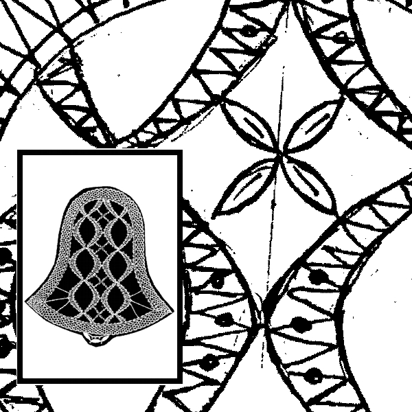 Klöppelbrief Glocke (Gr. 5)