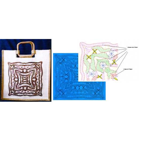 Klöppelbriefe für Tasche