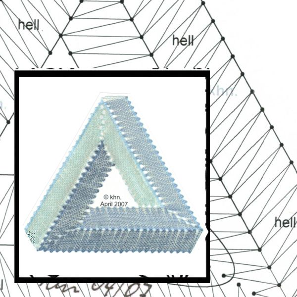 Klöppelbrief Escher Dreieck