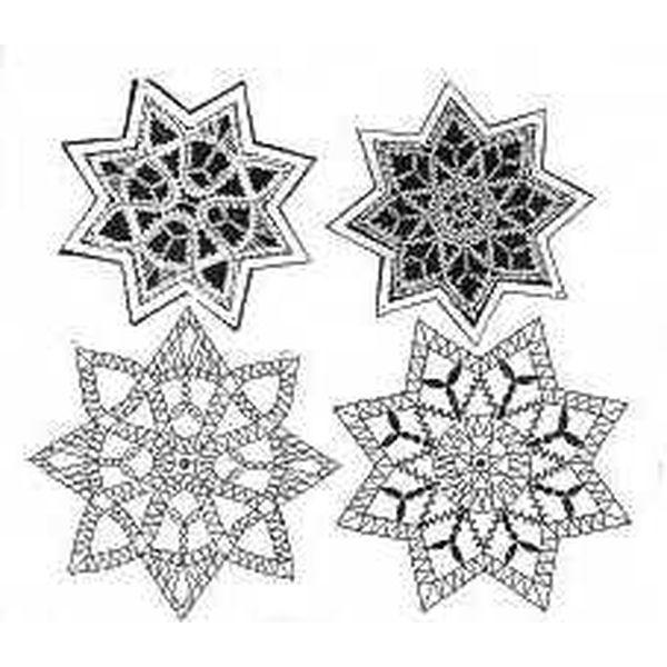 Klöppelbrief Stern (Gr. 4)