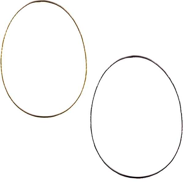 Metallrahmen Ei, klein