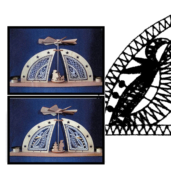 Klöppelbriefe für Minibogen