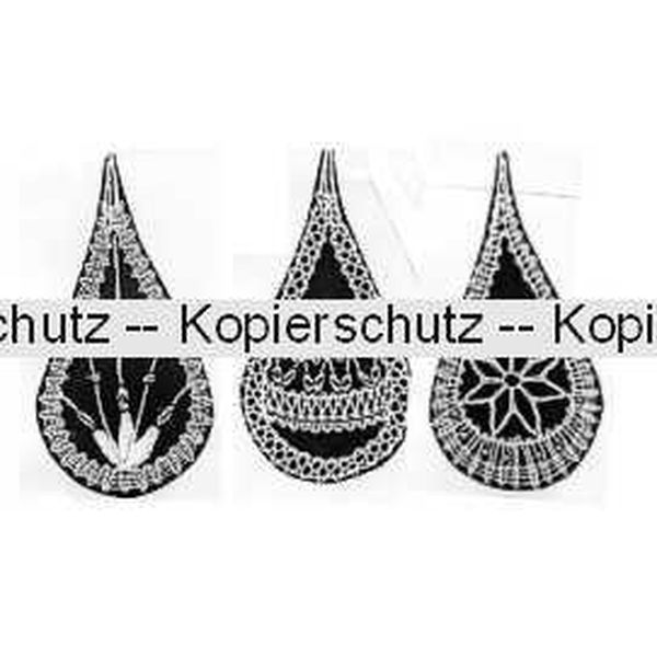 Klöppelbrief Tropfen