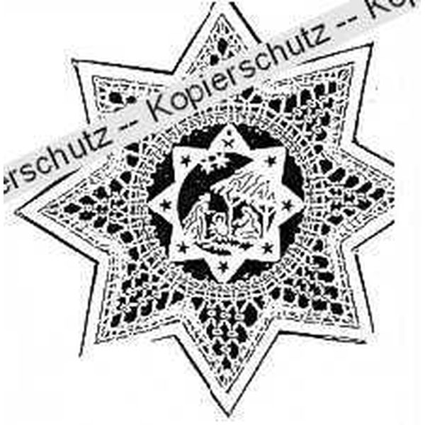 Klöppelbrief Stern (Gr. 7)